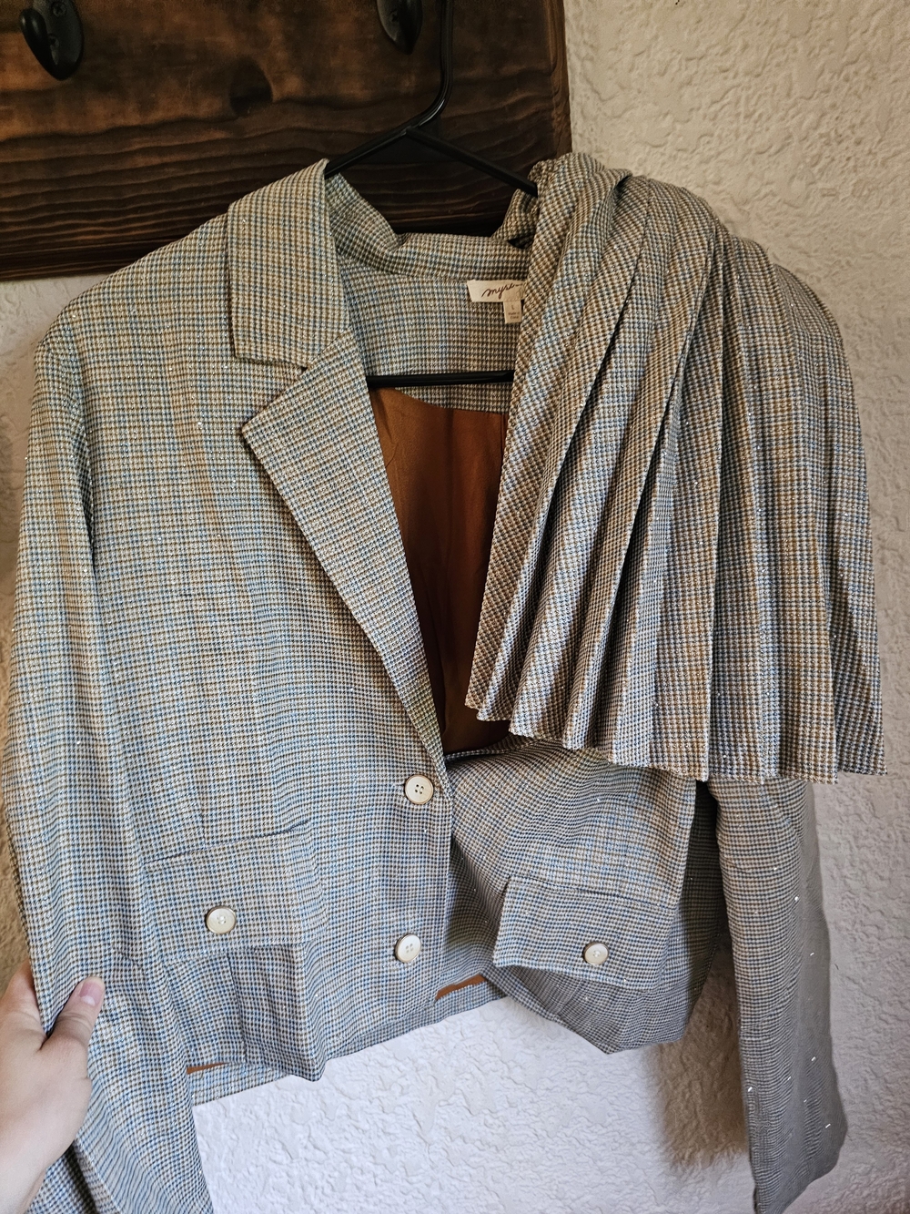 Nwt Mystree Blazer and Pleated Skirt Set
